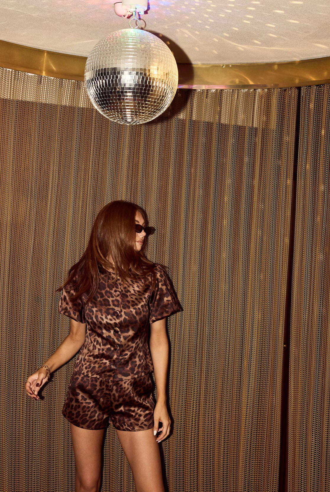 bubish Poppy Bubble Sleeve Blouse - Leopard TOPS