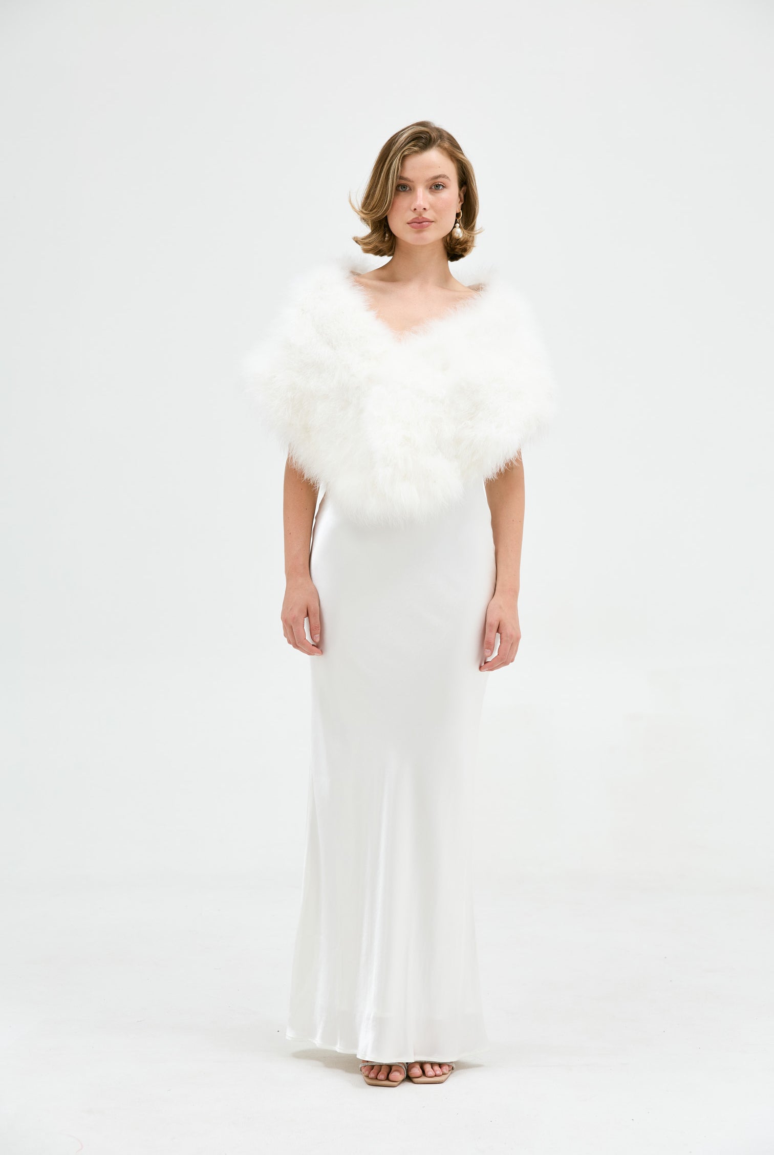 Lottie Wrap - White WRAP Bubish Luxe