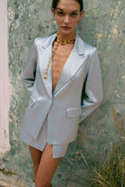 Ella Blazer - Pale Blue JACKET Bubish Luxe
