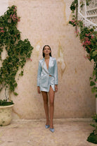 Ella Blazer - Pale Blue JACKET Bubish Luxe