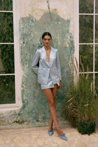Ella Blazer - Pale Blue JACKET Bubish Luxe