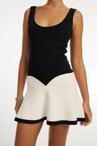 bubish Kendall Knit Dress Black/White DRESS