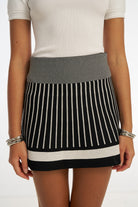 bubish Simone Knit Skirt Black/White SKIRT