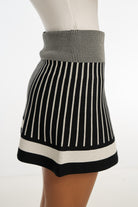 bubish Simone Knit Skirt Black/White SKIRT