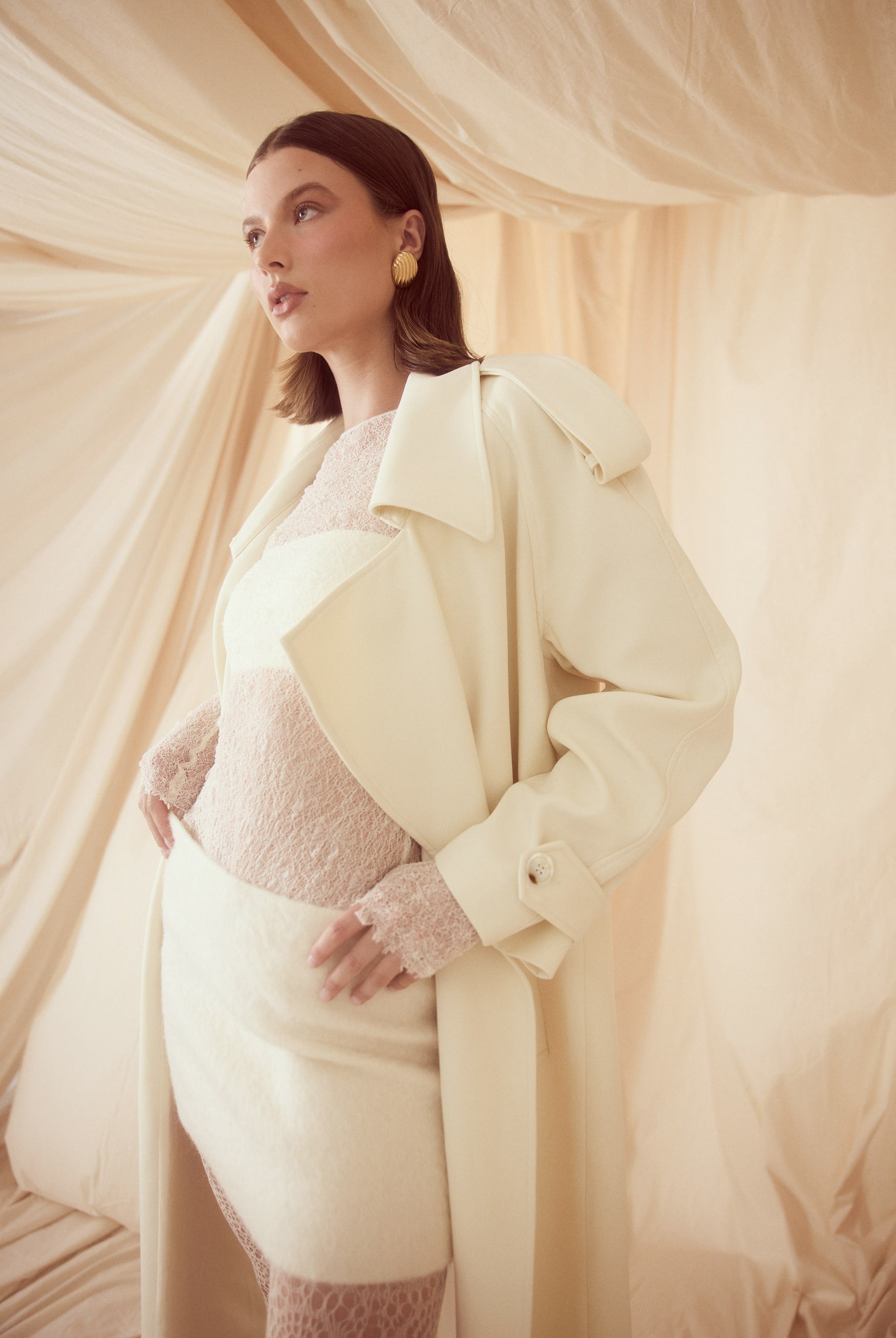 bubish Alma Wool Skirt - Ivory SKIRTS