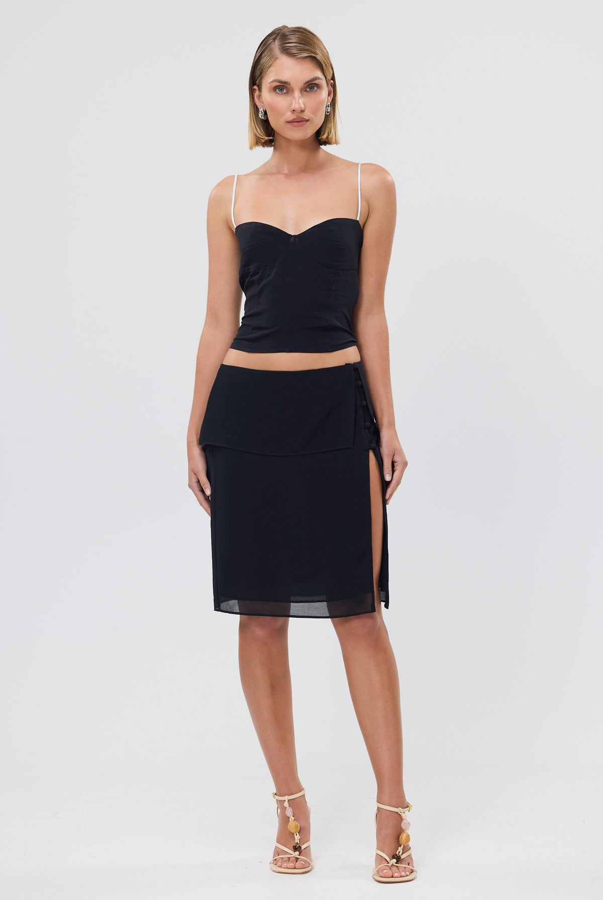 bubish Cami Tank Top Black Sky PARTY TOPS