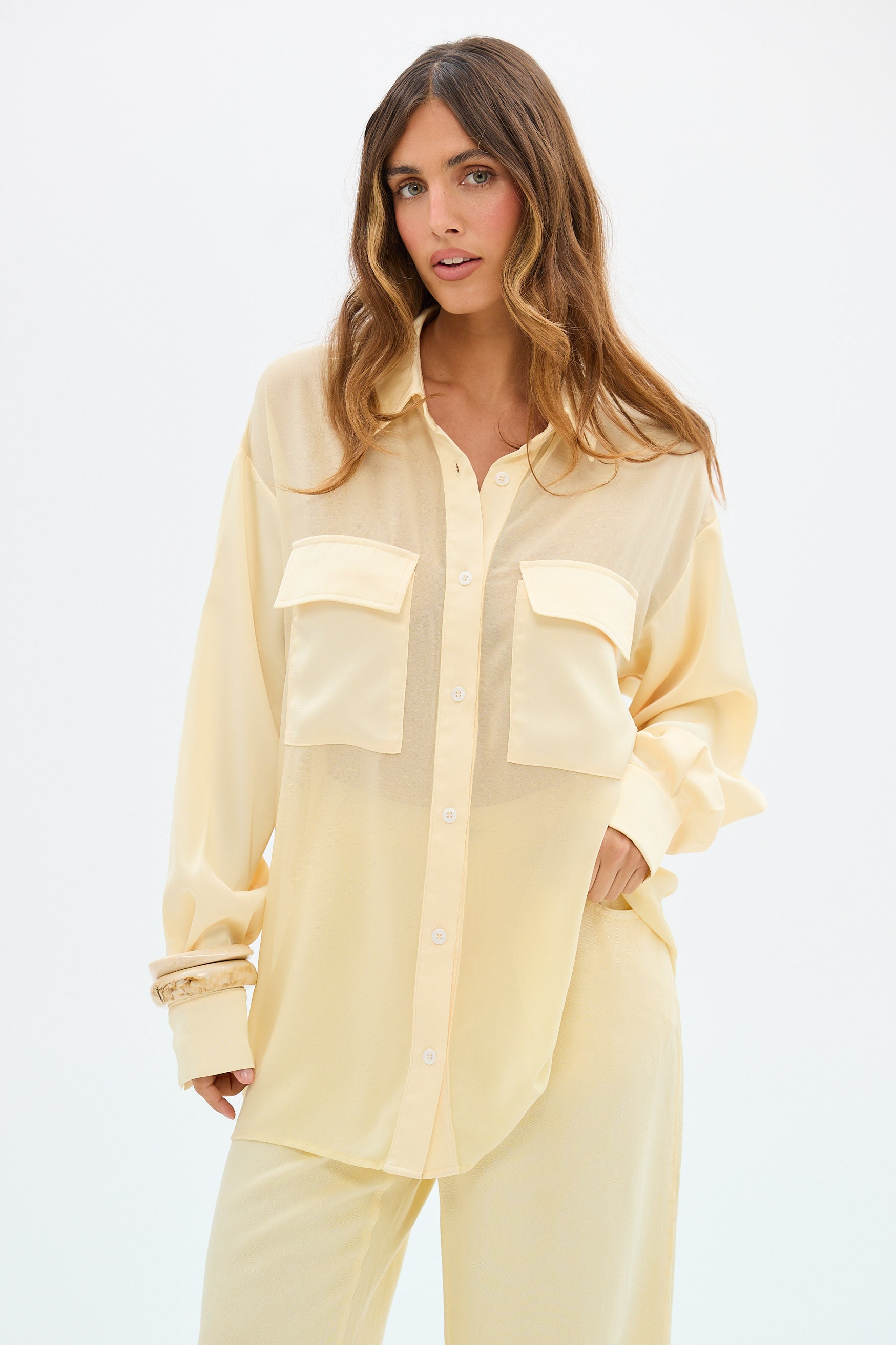 bubish Celeste Shirt Pale Yellow SHIRT
