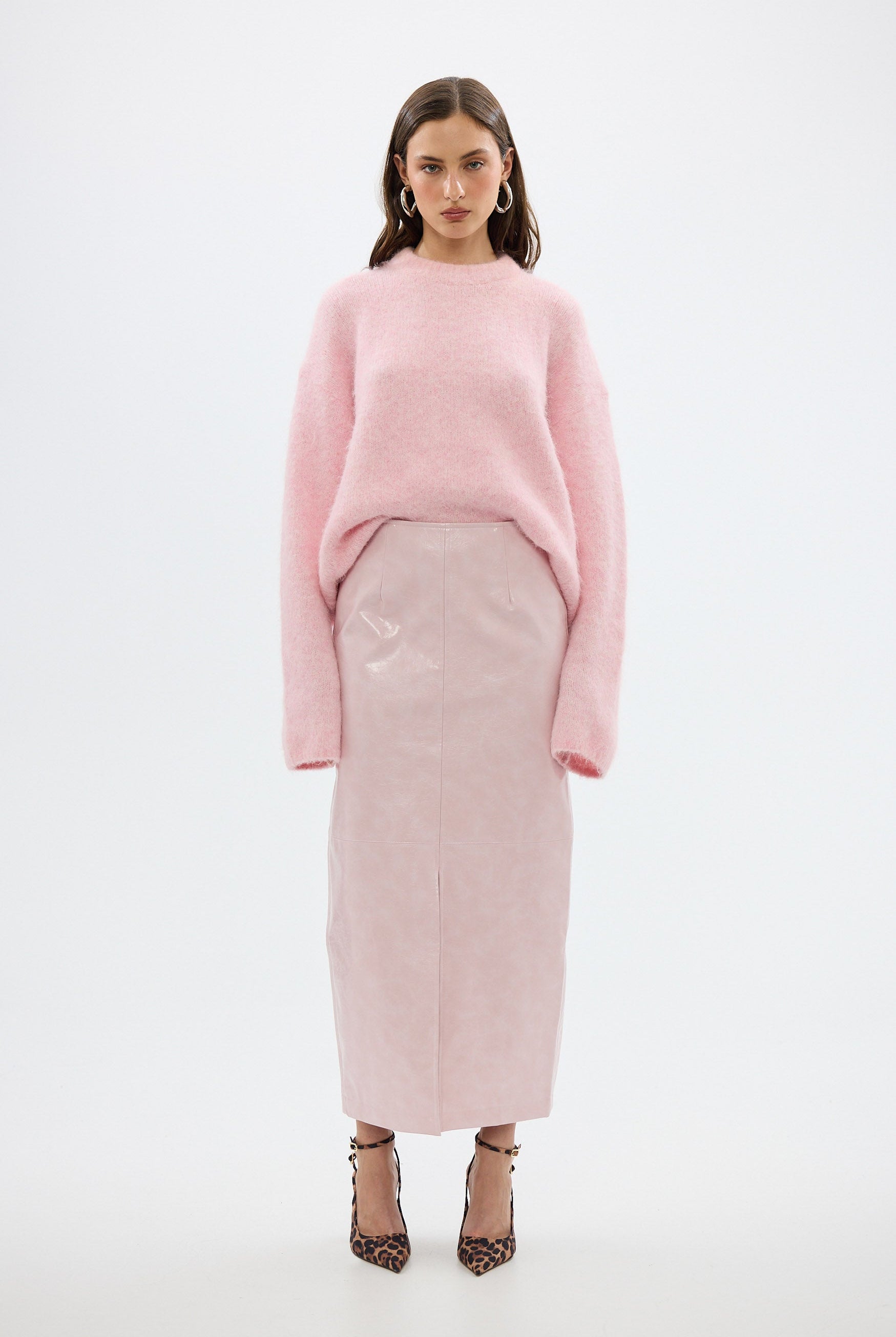bubish Clara Knit Flamingo Pink ALPACA KNIT