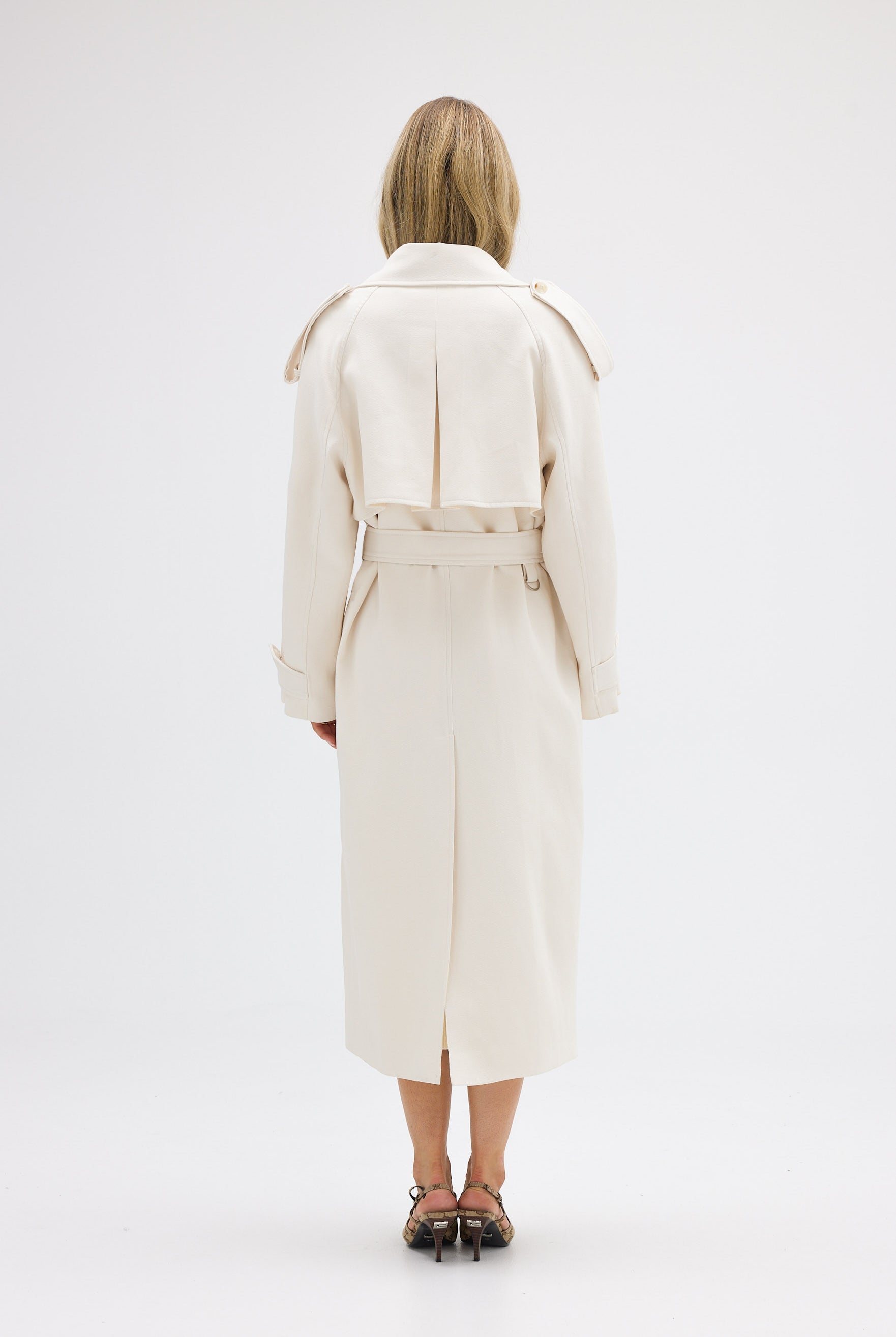 bubish Dillon Trench Coat - Ivory TRENCH COAT