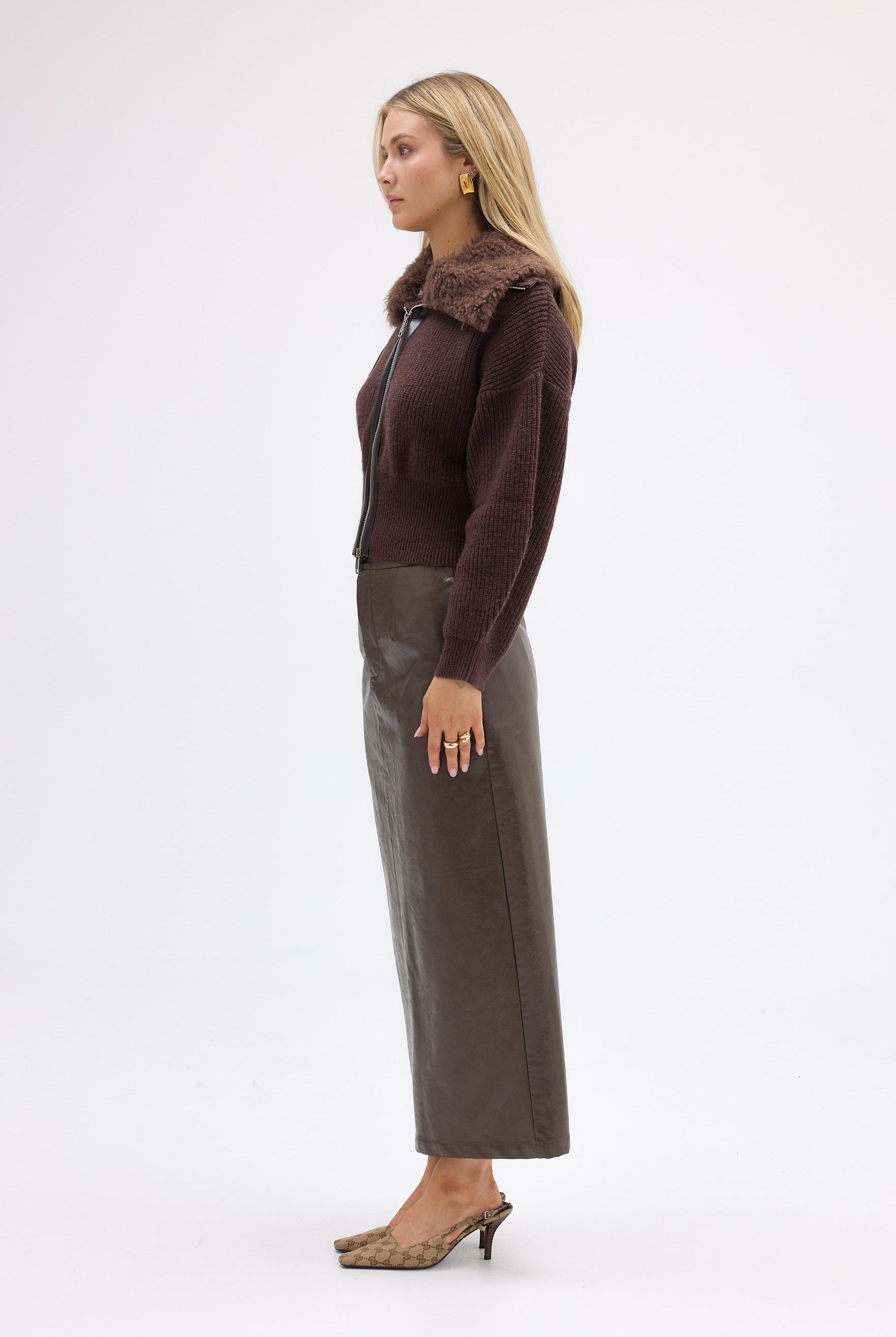 bubish Eliza Maxi Skirt Chocolate SKIRT