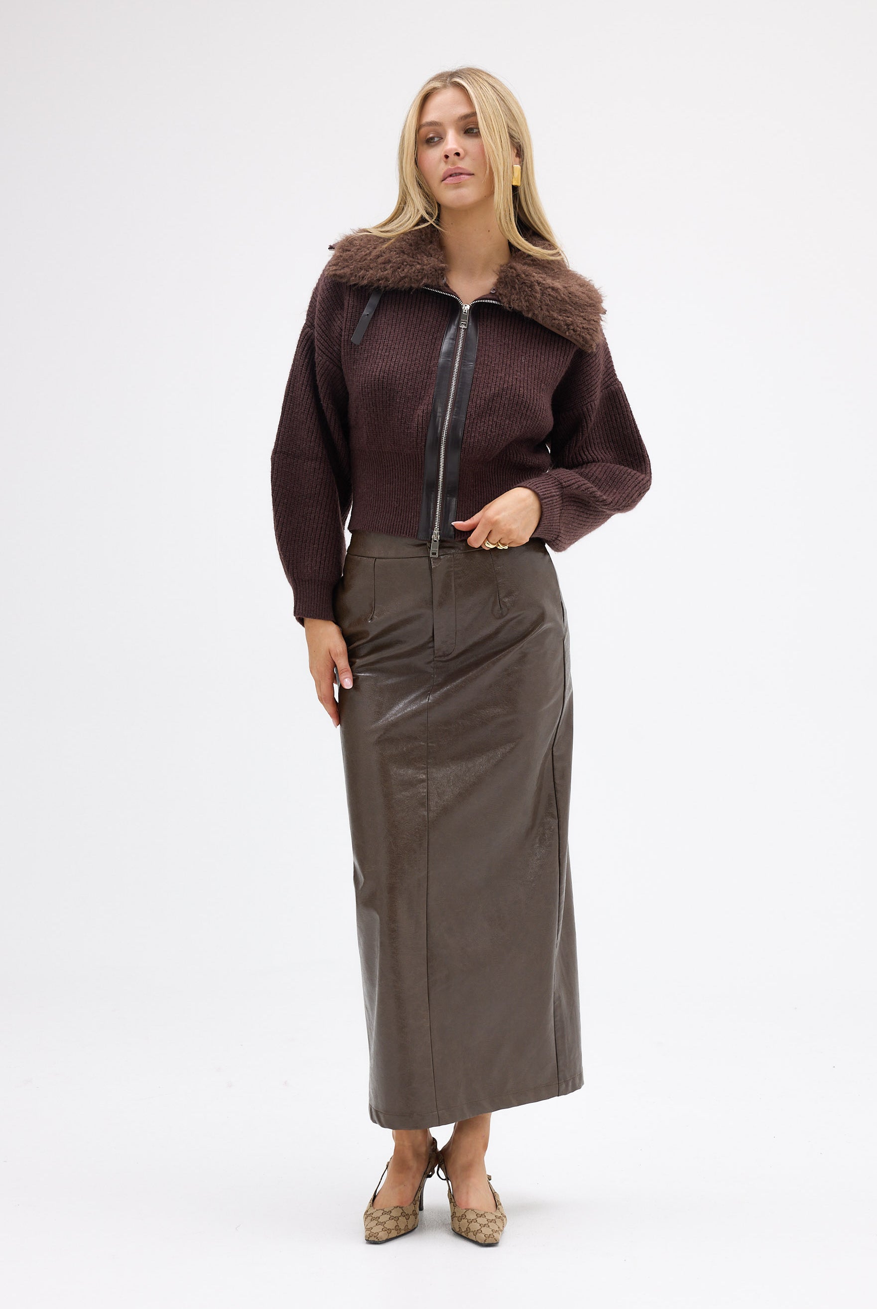 bubish Eliza Maxi Skirt Chocolate SKIRT