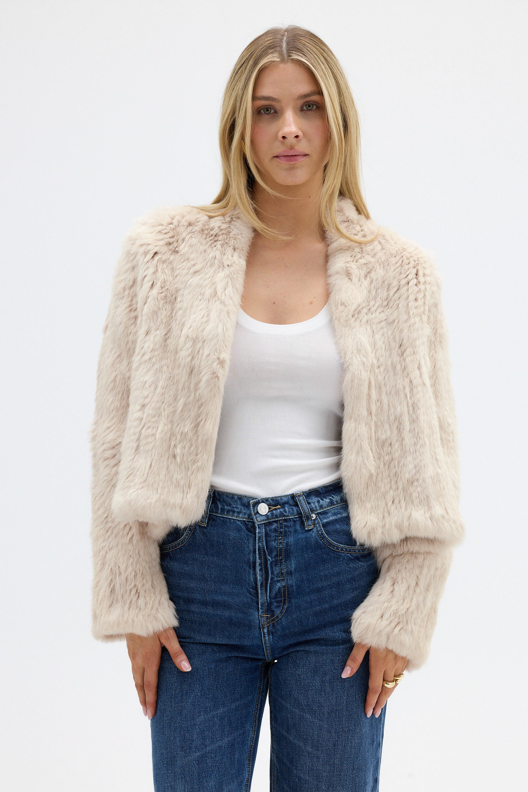 bubish Emma Fur Jacket Black JACKET