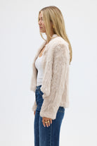 bubish Emma Fur Jacket Stone JACKET