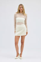 bubish Frankie Lace Top - Ivory LACE TOP