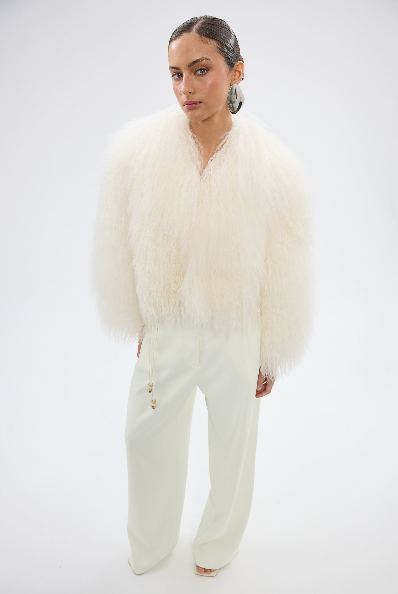bubish Georgina Jacket White WOOL JACKET
