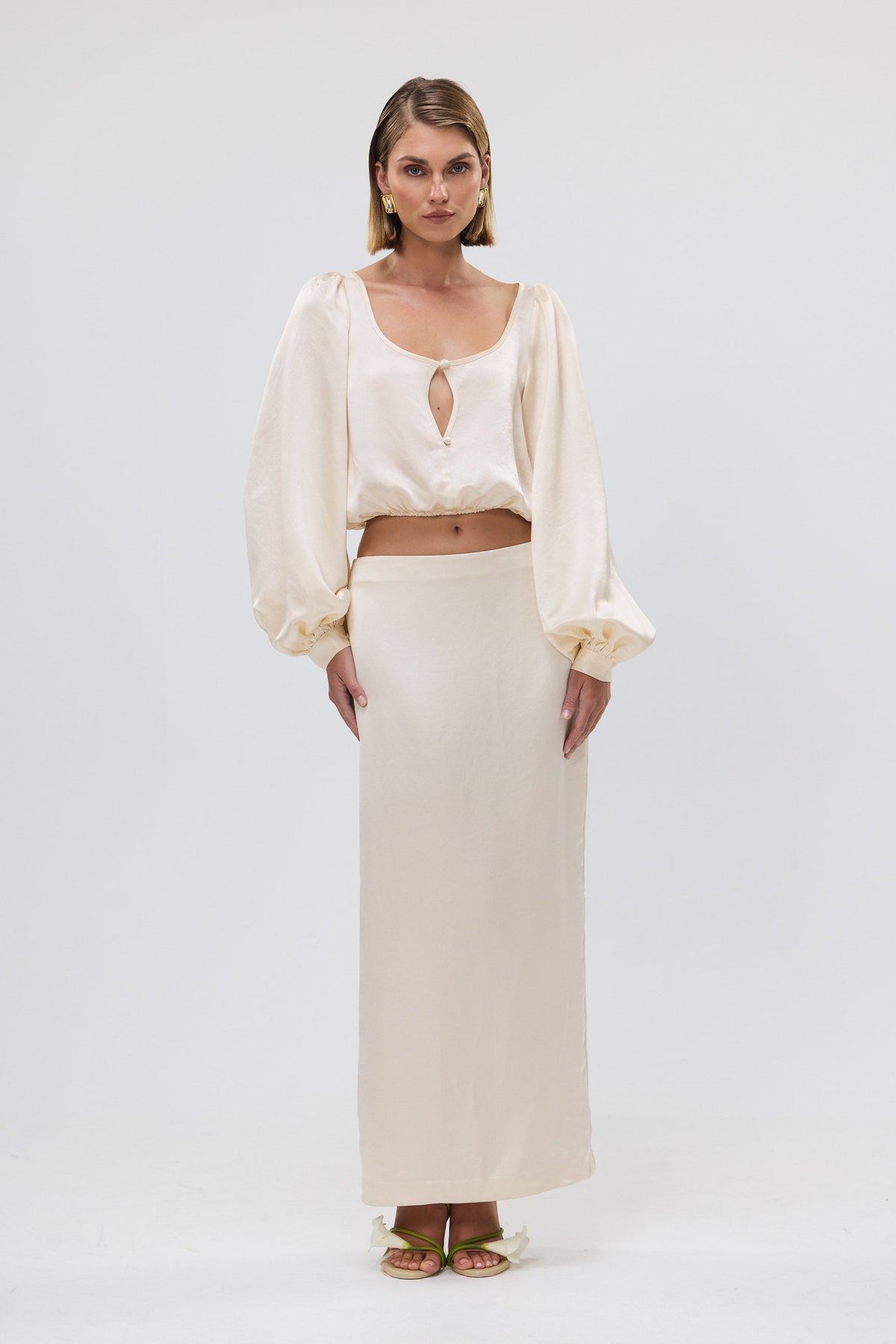bubish Matilda Maxi Skirt Ivory MAXI SKIRT