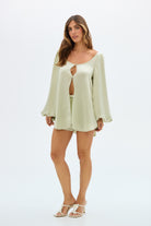 bubish Penelope Blouse - Pistachio TOPS