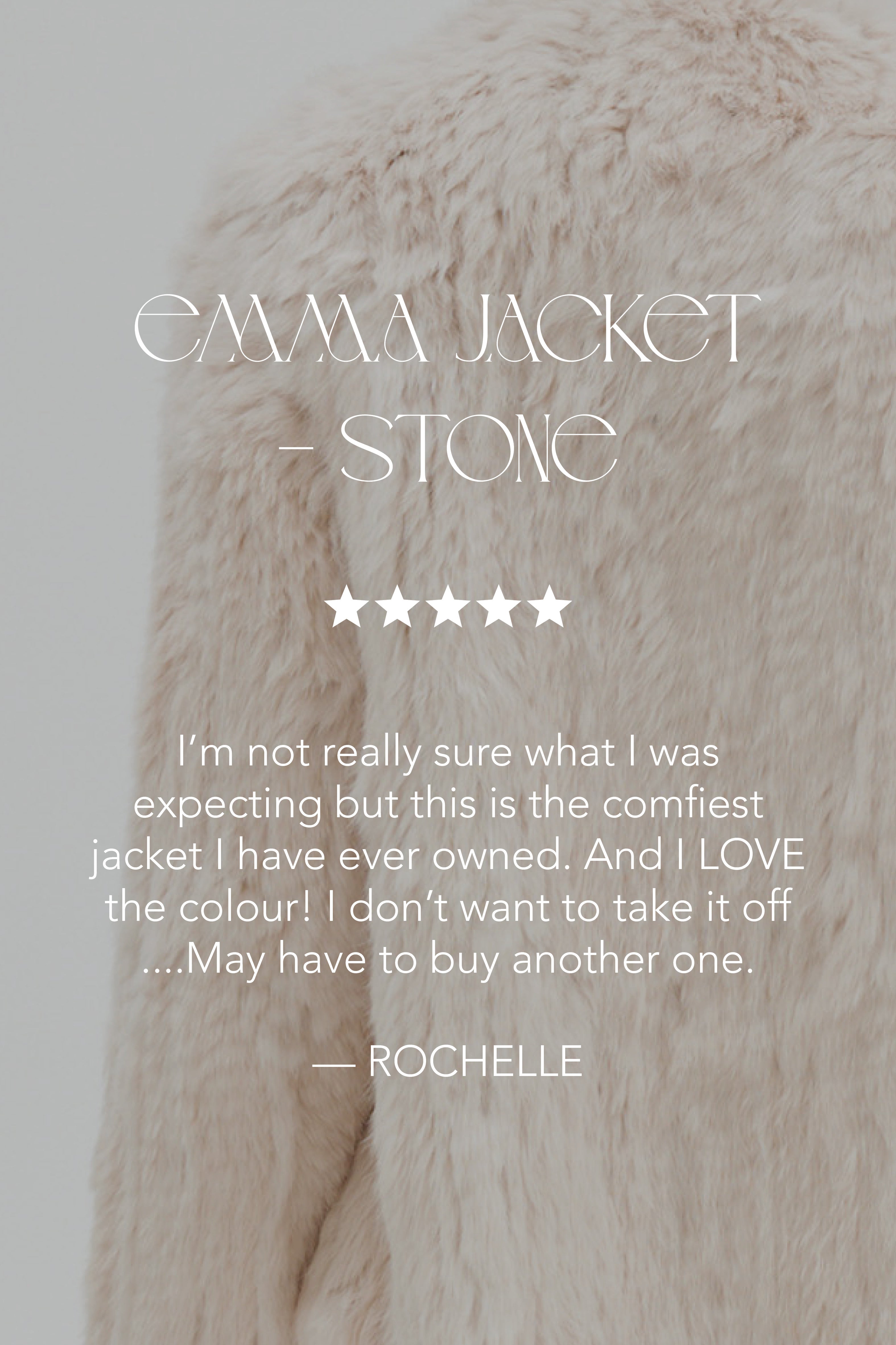 Emma Jacket - Stone JACKET Bubish Luxe