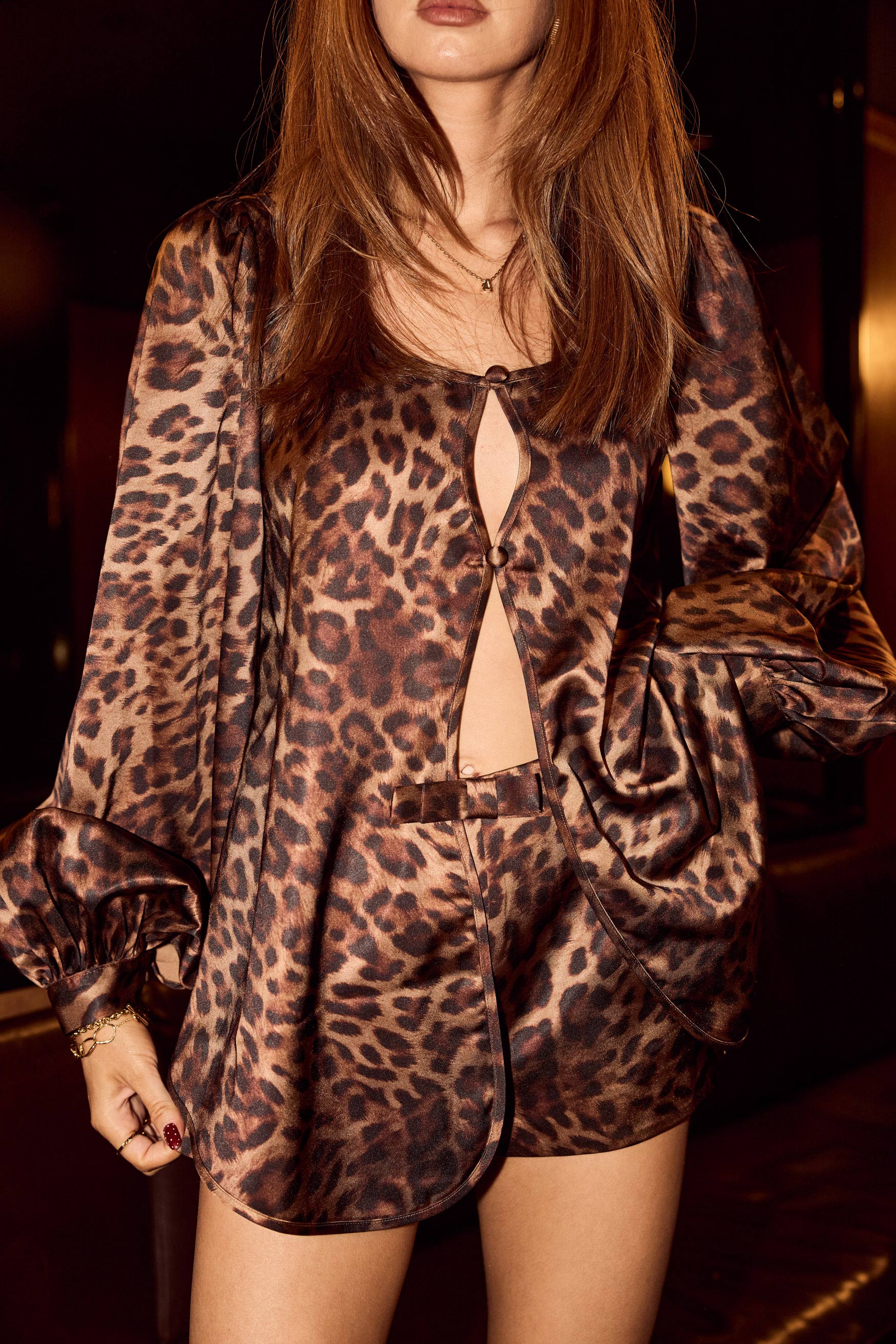 bubish Penelope Blouse Leopard TOP