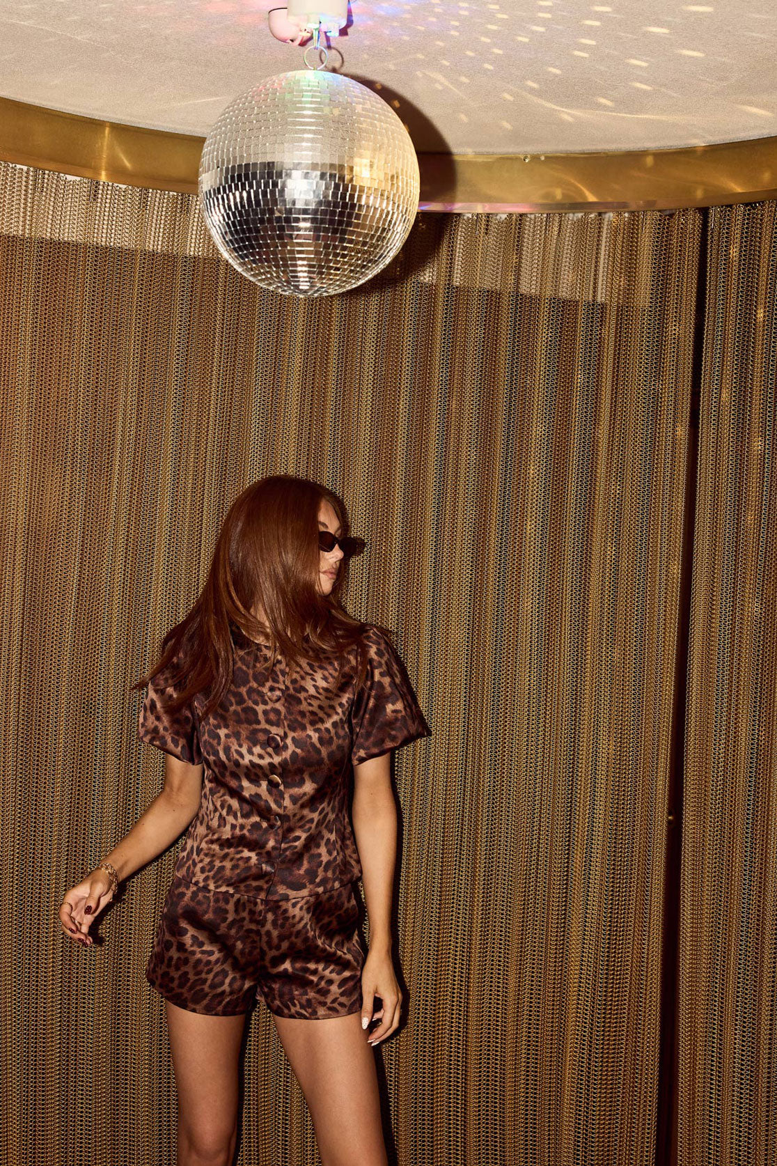 bubish Poppy Bubble Sleeve Blouse - Leopard TOPS