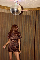 bubish Poppy Bubble Sleeve Blouse - Leopard TOPS