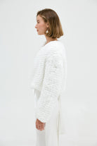 Faux Lola Jacket - White JACKET Bubish Luxe