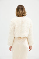 Faux Lola Ivory JACKET Bubish Luxe