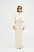 Faux Lola Ivory JACKET Bubish Luxe