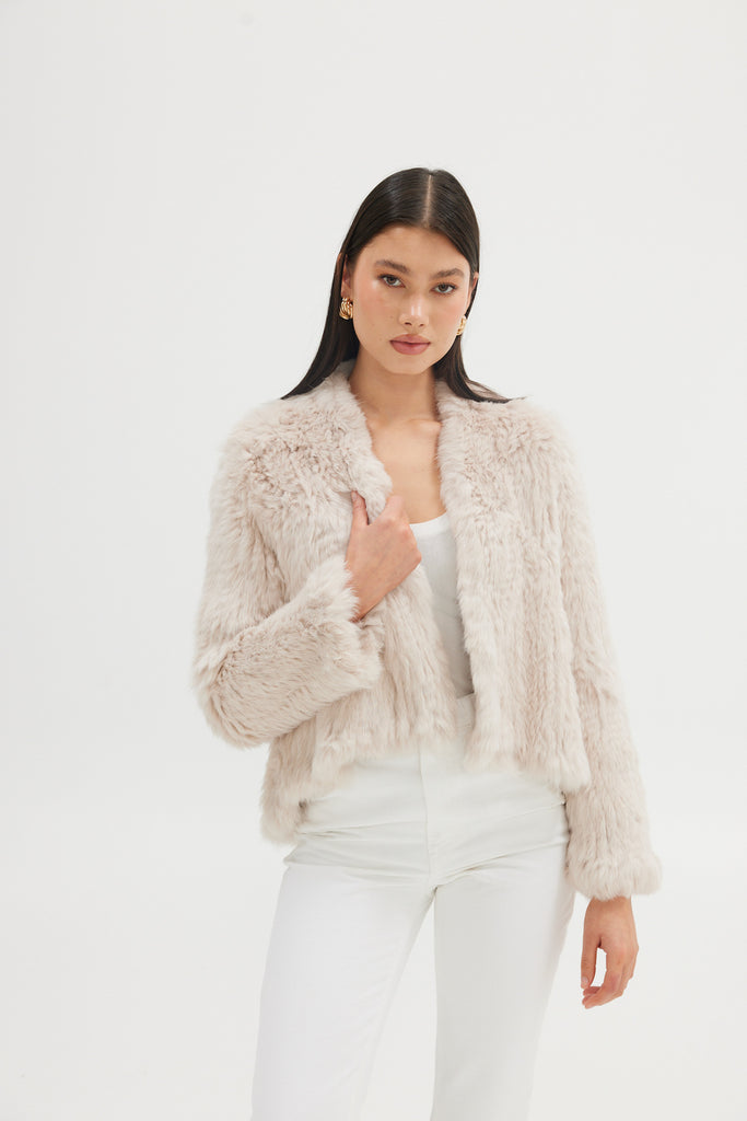 Emma Jacket - Stone JACKET Bubish Luxe