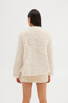 Faux Emma Jacket - Oatmeal JACKET Bubish Luxe