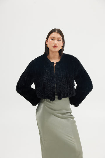 Faux Lola Jacket - Black JACKET Bubish Luxe