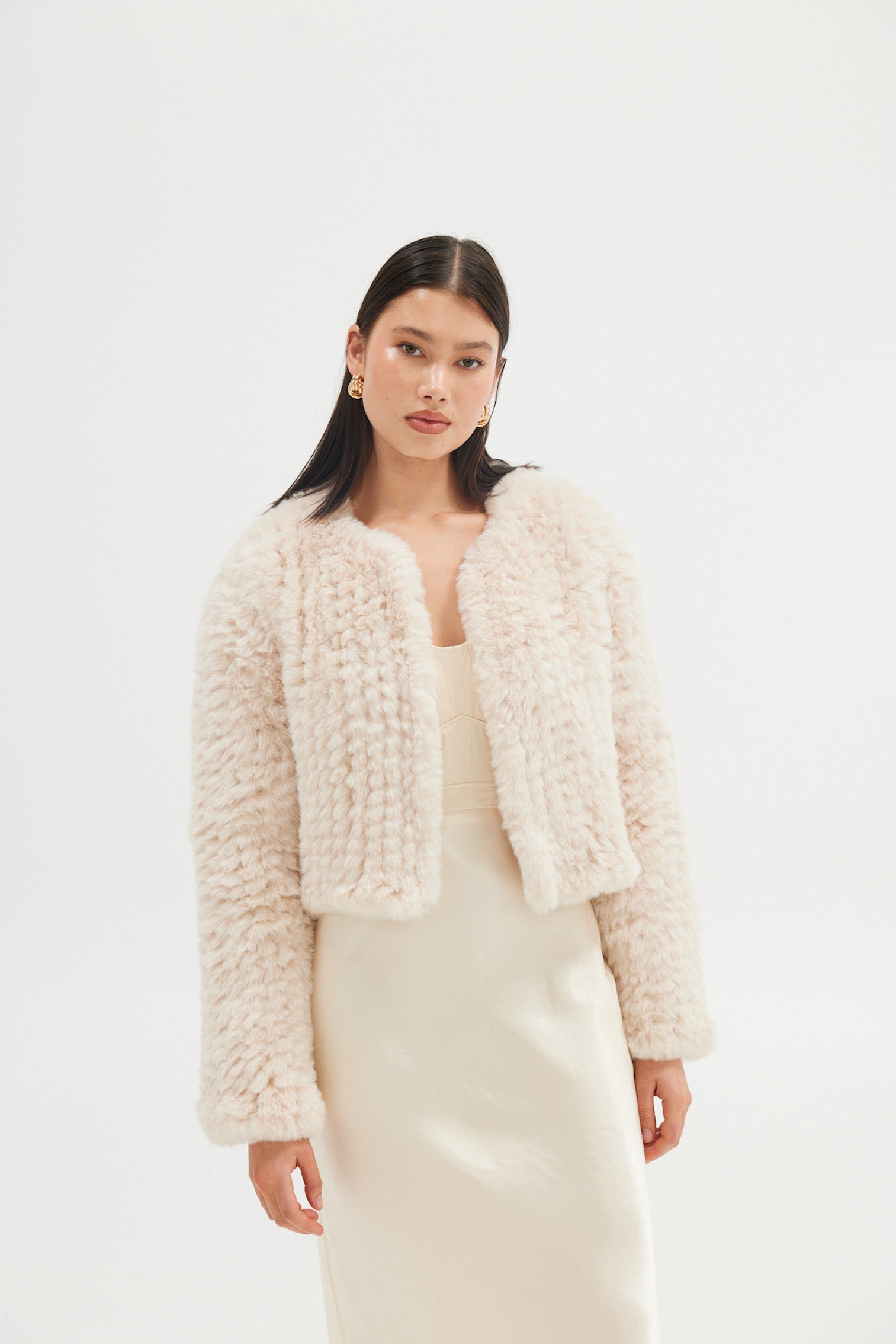 Faux Lola Jacket - Oatmeal JACKET Bubish Luxe