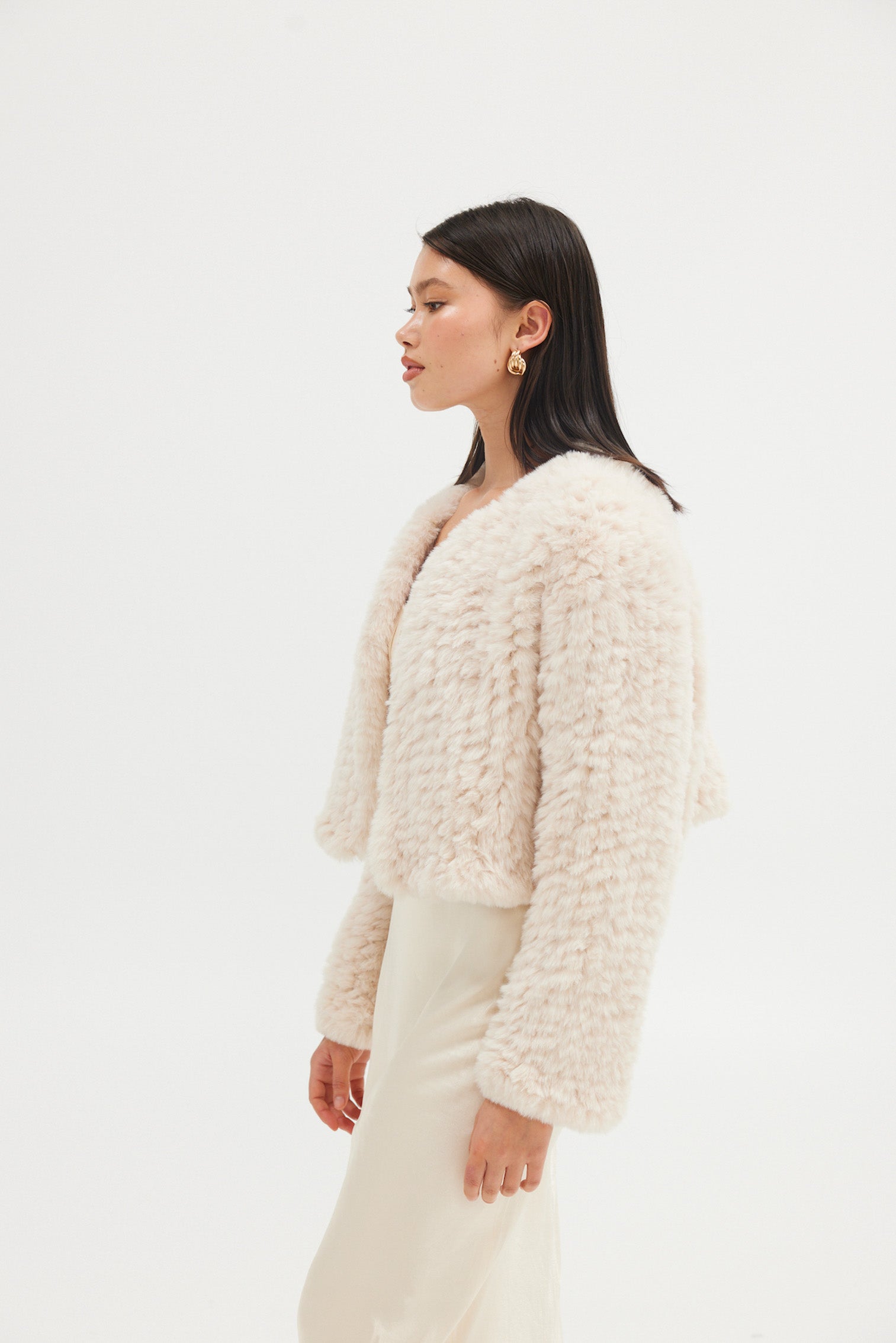 Faux Lola Jacket - Oatmeal JACKET Bubish Luxe