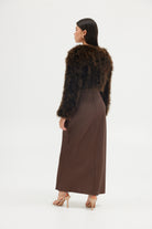 Manhattan Crop Jacket - Chocolate JACKET Bubish Luxe