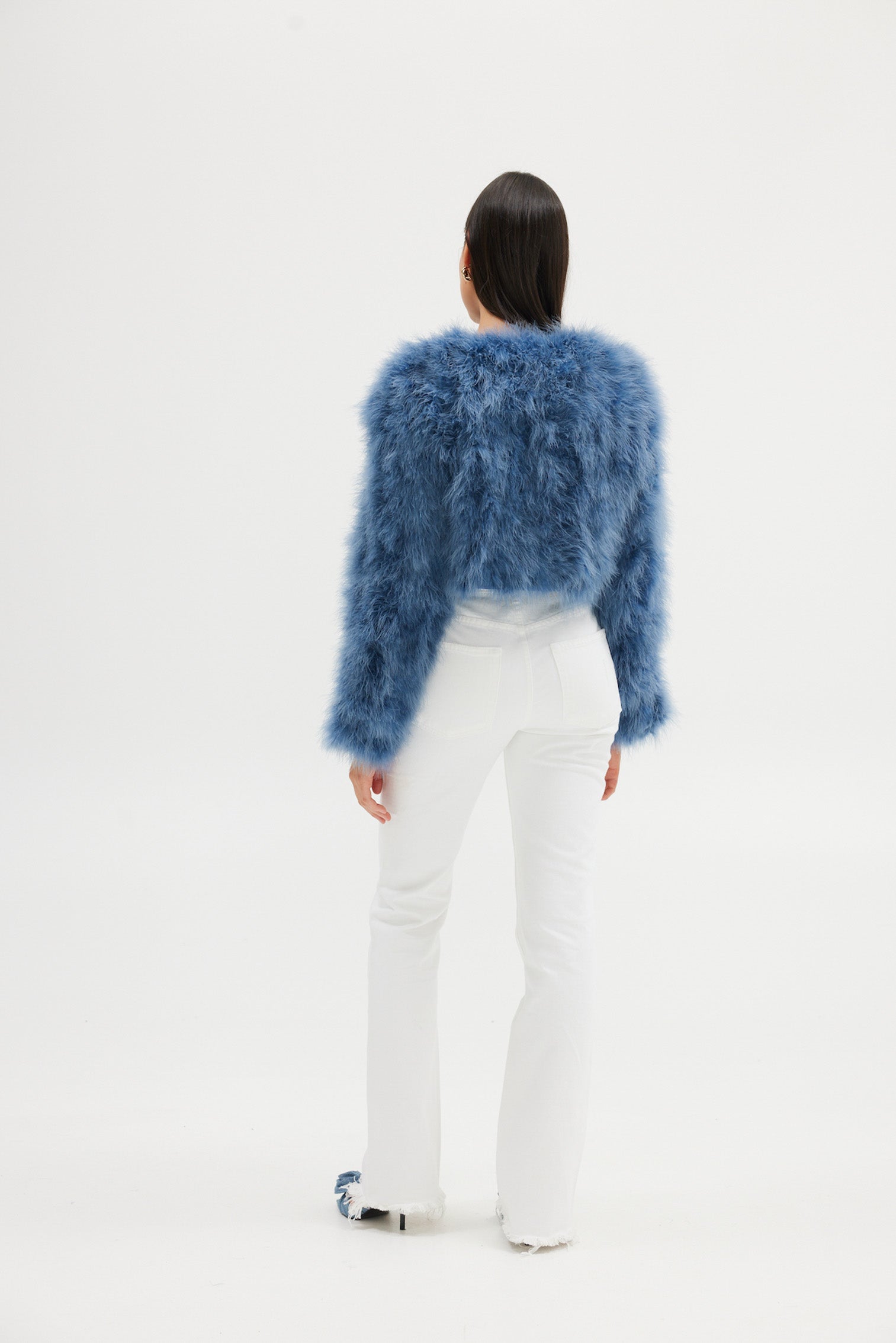 Manhattan Crop Jacket - Denim JACKET Bubish Luxe