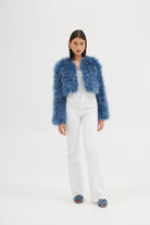 Manhattan Crop Jacket - Denim JACKET Bubish Luxe