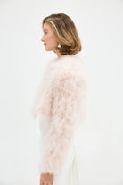 Manhattan Crop Jacket - Baby Pink JACKET Bubish Luxe