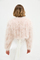 Manhattan Crop Jacket - Baby Pink JACKET Bubish Luxe