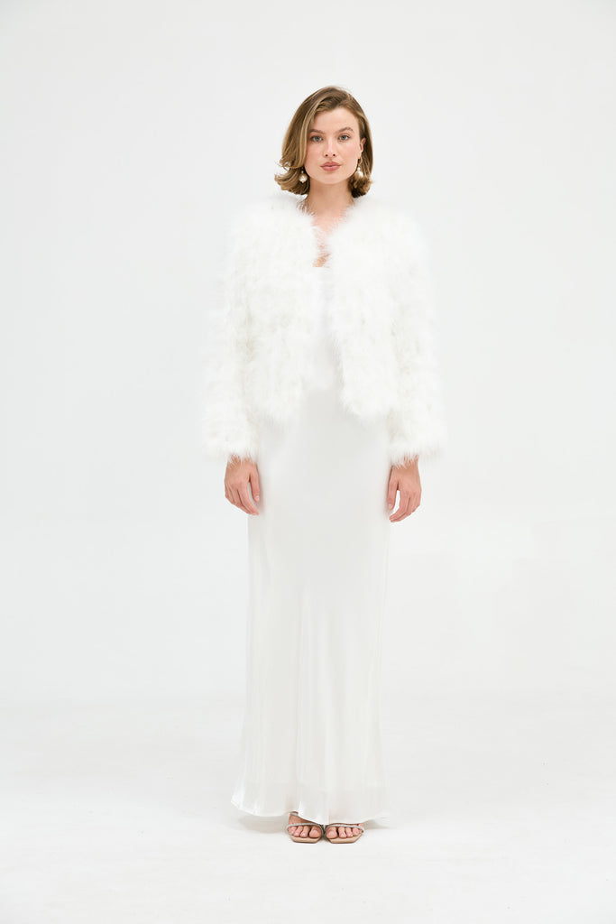 Bridal Scarlett Jacket - White JACKET Bubish Luxe