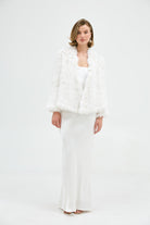 Bridal Valencia Jacket - White JACKET Bubish Luxe