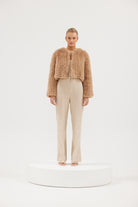 Faux Lola Jacket - Beige JACKET Bubish Luxe