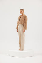 Faux Lola Jacket - Beige JACKET Bubish Luxe