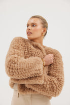 Faux Lola Jacket - Beige JACKET Bubish Luxe