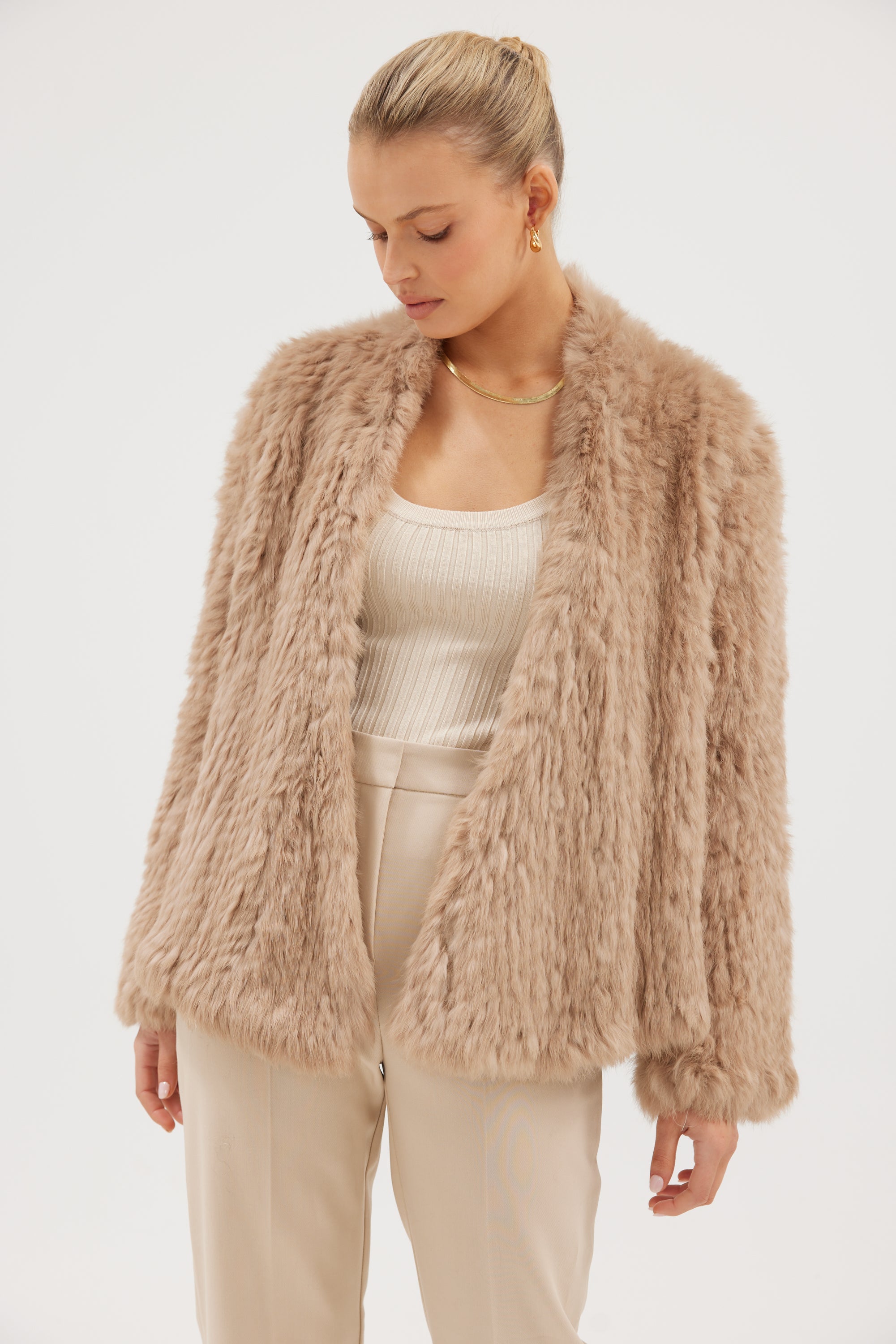 Valencia Jacket - Beige JACKET Bubish Luxe