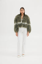 Georgina Jacket - Green Ivory JACKET Bubish Luxe