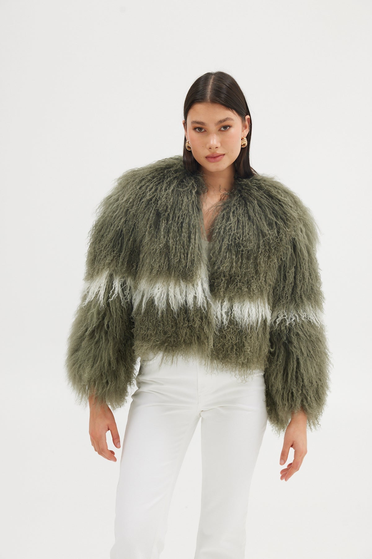 Georgina Jacket - Green Ivory JACKET Bubish Luxe