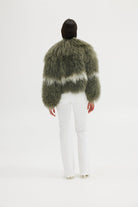 Georgina Jacket - Green Ivory JACKET Bubish Luxe