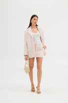 Harper Blazer - Blush Pink JACKET Bubish Luxe