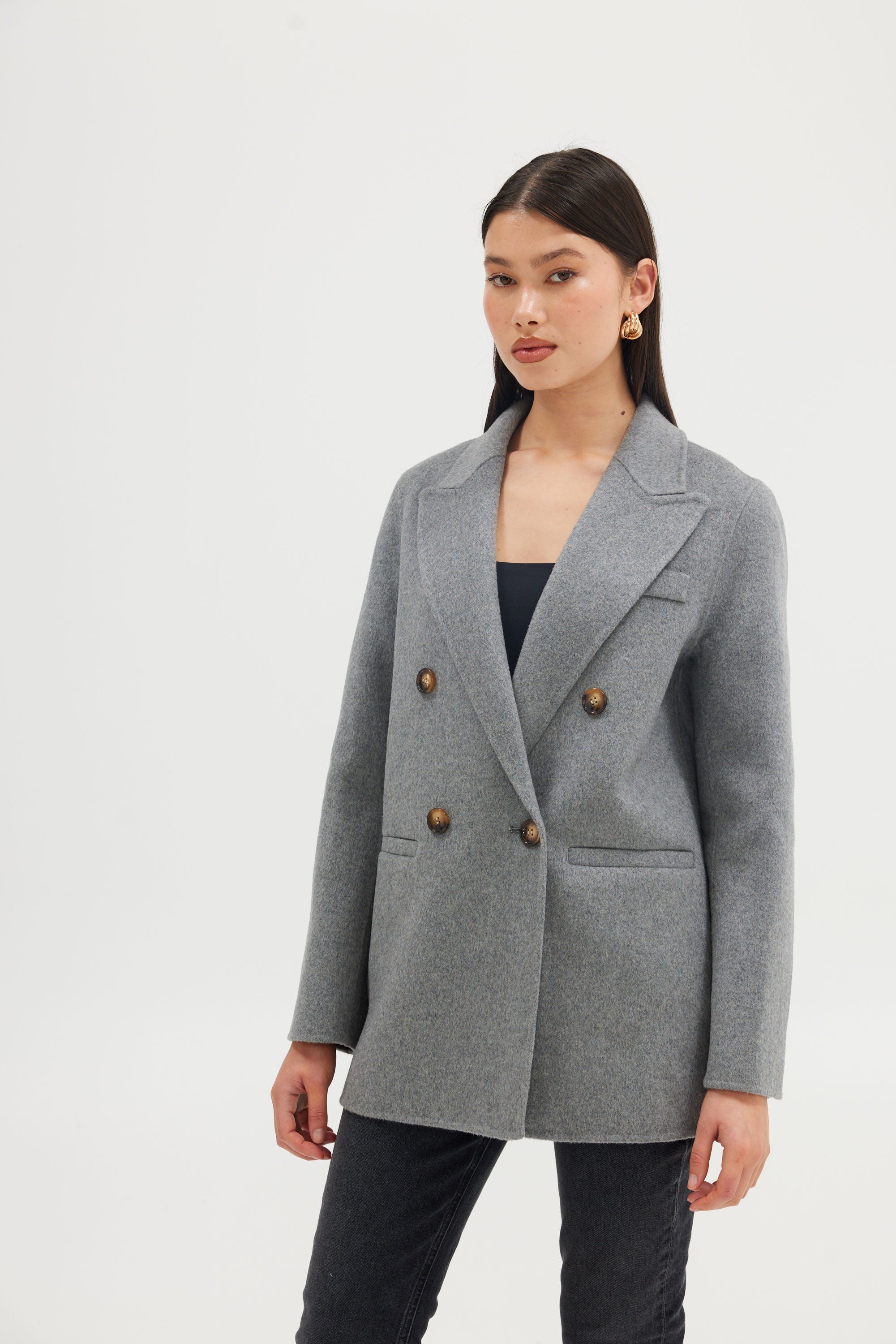 Blair Blazer - Grey JACKET Bubish Luxe 