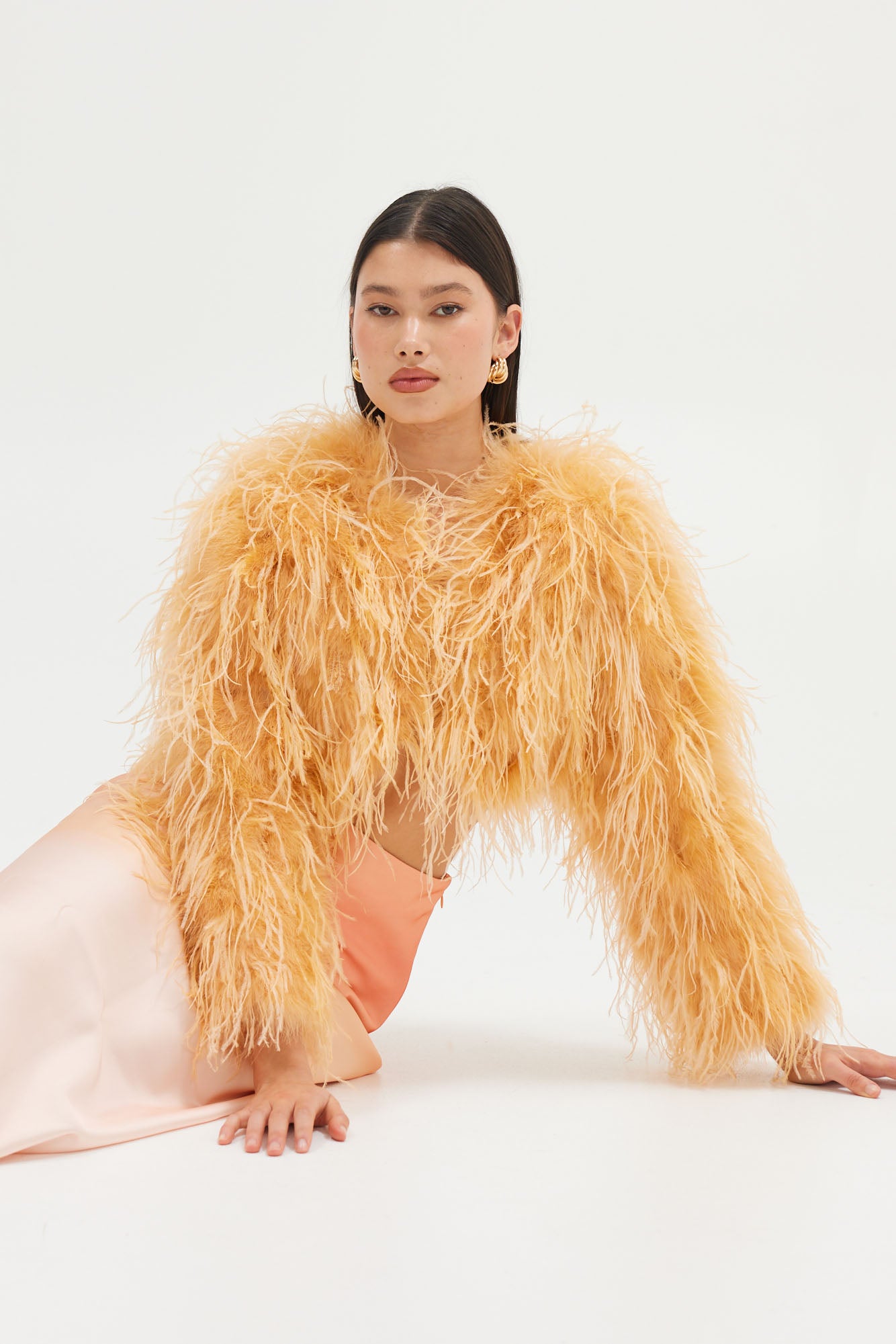 Sara Bolero - Tangerine JACKET Bubish Luxe